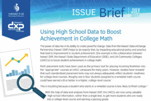 High School Math Issue Brief Cover