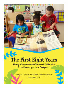 The First Eight Years - PreK Programcover page